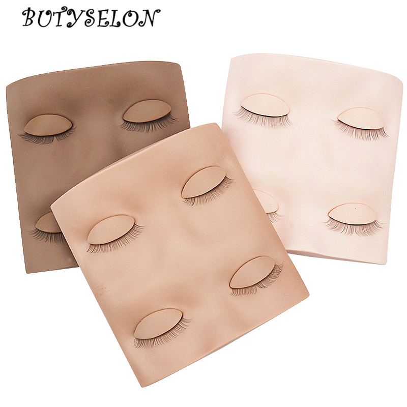 Eyelash Extension Model - Силиконовый манекен для головы ресниц, съемный