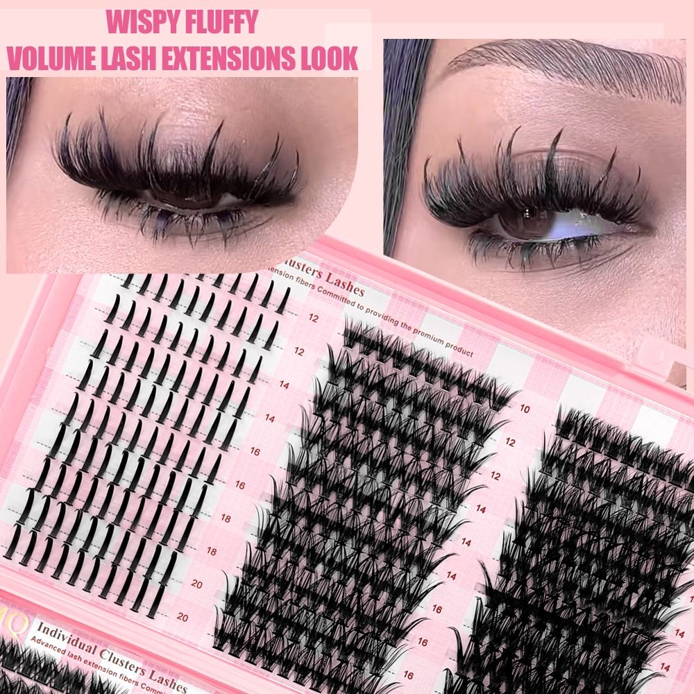 Eyelash Extension Volume Lashes - Накладные ресницы длиной 9-16 мм, 3D