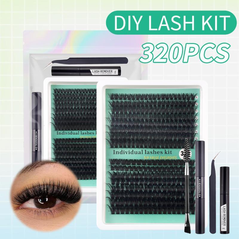 Eyelash Extension No 9 - Набор для самостоятельного наращивания ресниц DIY