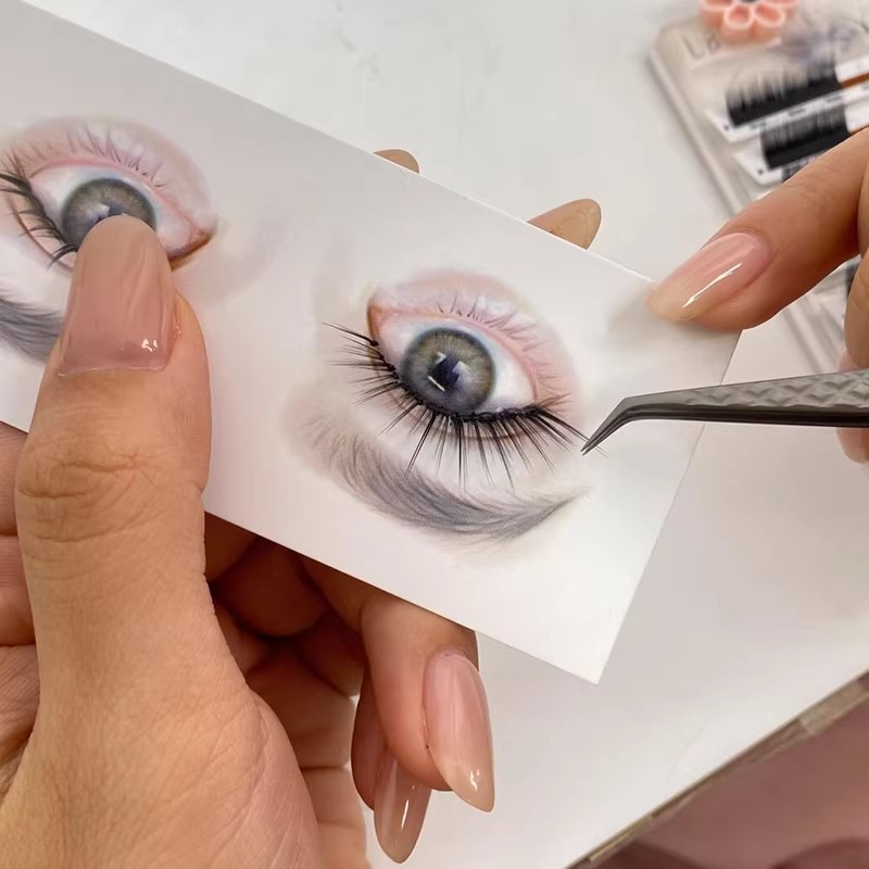 Eyelash Extension Aftercare - Многоразовые карты для картирования ресниц для