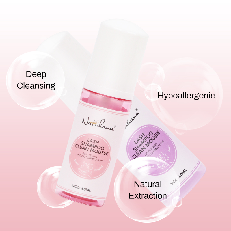 Eyelash Extension No 9 - NATUHANA 60 мл нежный очищающий мусс