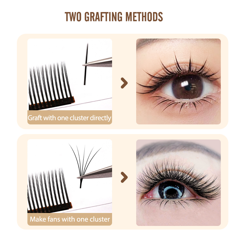 Накладные ресницы NATUHANA 5D  – обзор и цена Eyelash Extension Volume Styles