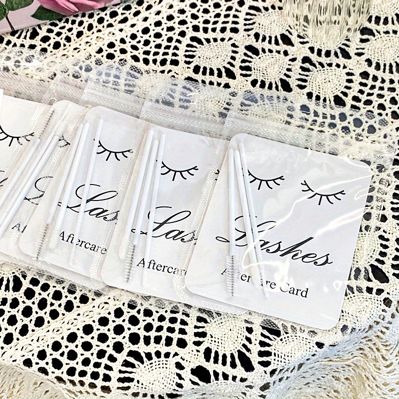 12 шт. наборов для ухода за ре – обзор и цена Eyelash Extension Aftercare