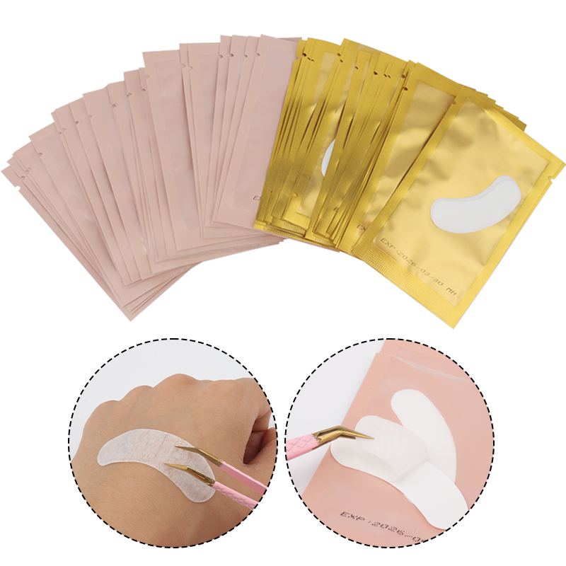 50 пар патчей для глаз, гелевы – обзор и цена Eyelash Extension Glasses