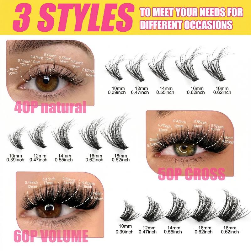 Накладные ресницы-пучки, индив – обзор и цена Eyelash Extension Volume Lashes