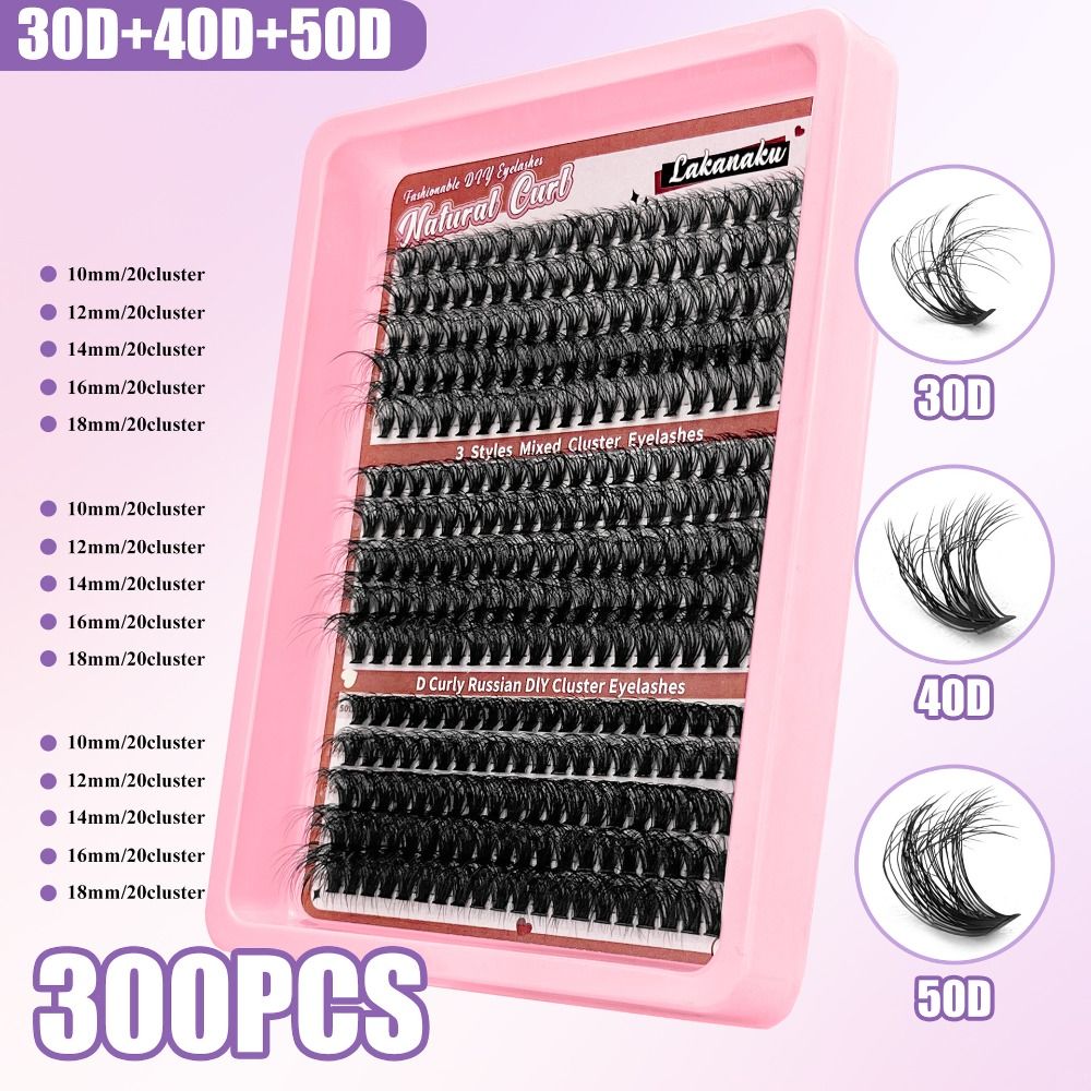 Накладные ресницы длиной 9-16  – обзор и цена Eyelash Extension Volume Lashes