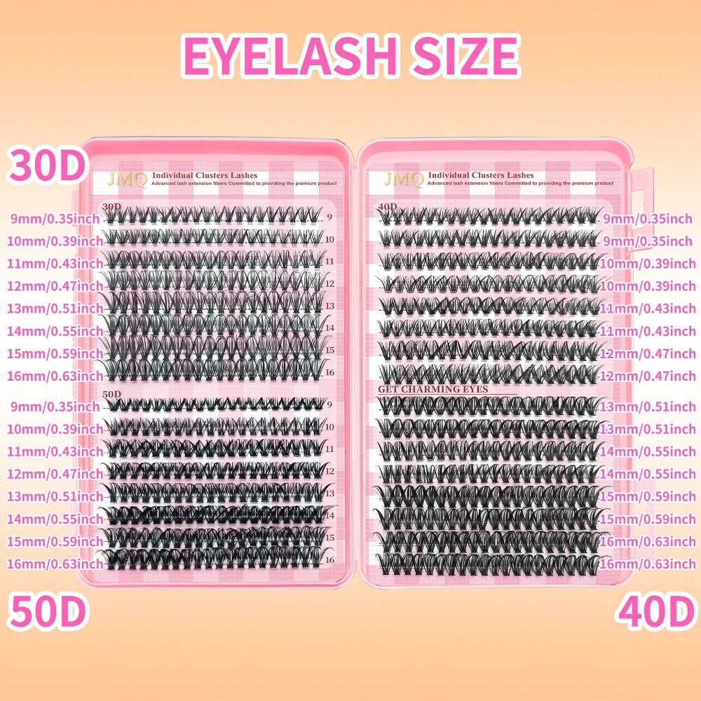 Накладные ресницы длиной 9-16  – обзор и цена Eyelash Extension Volume Lashes