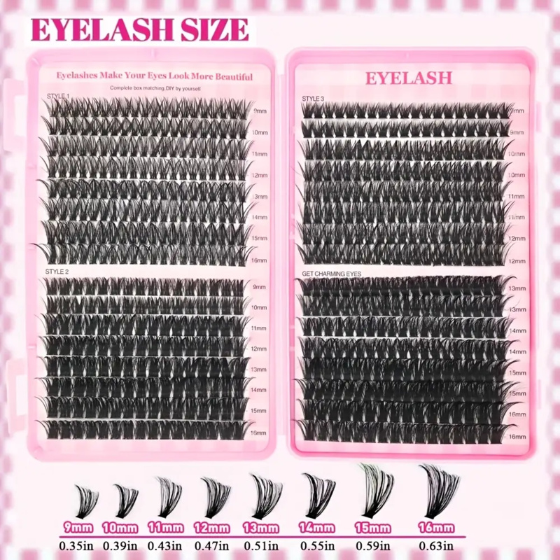 30/40/50/60/80/100D, комплект  – обзор и цена Eyelash Extension Volume Styles