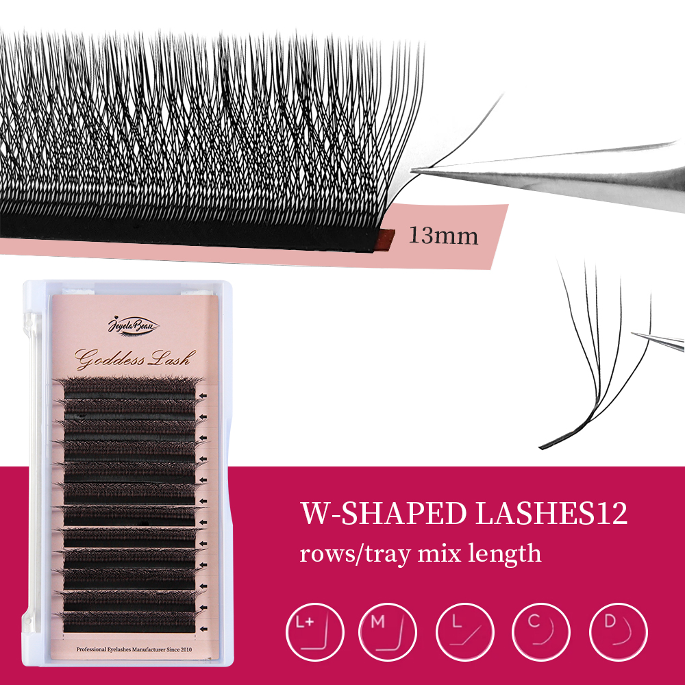 Накладные ресницы Goddess W3D  – обзор и цена Eyelash Extension Volume Styles