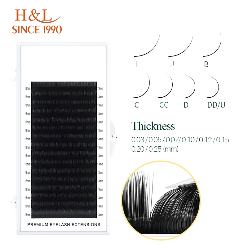H & L SINCE 1990 16-рядные иск – обзор и цена Eyelash Extensions Classic