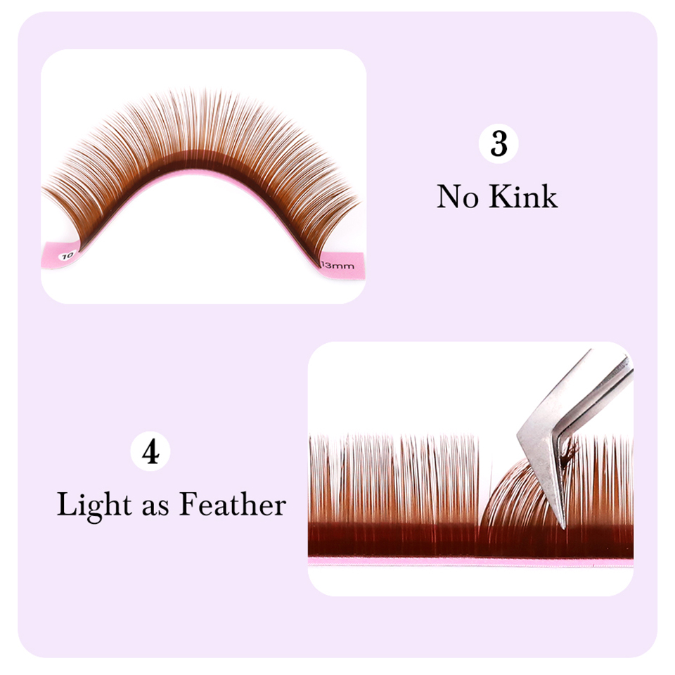 Какао, шоколадно-коричневые ре – обзор и цена Eyelash Extensions Classic