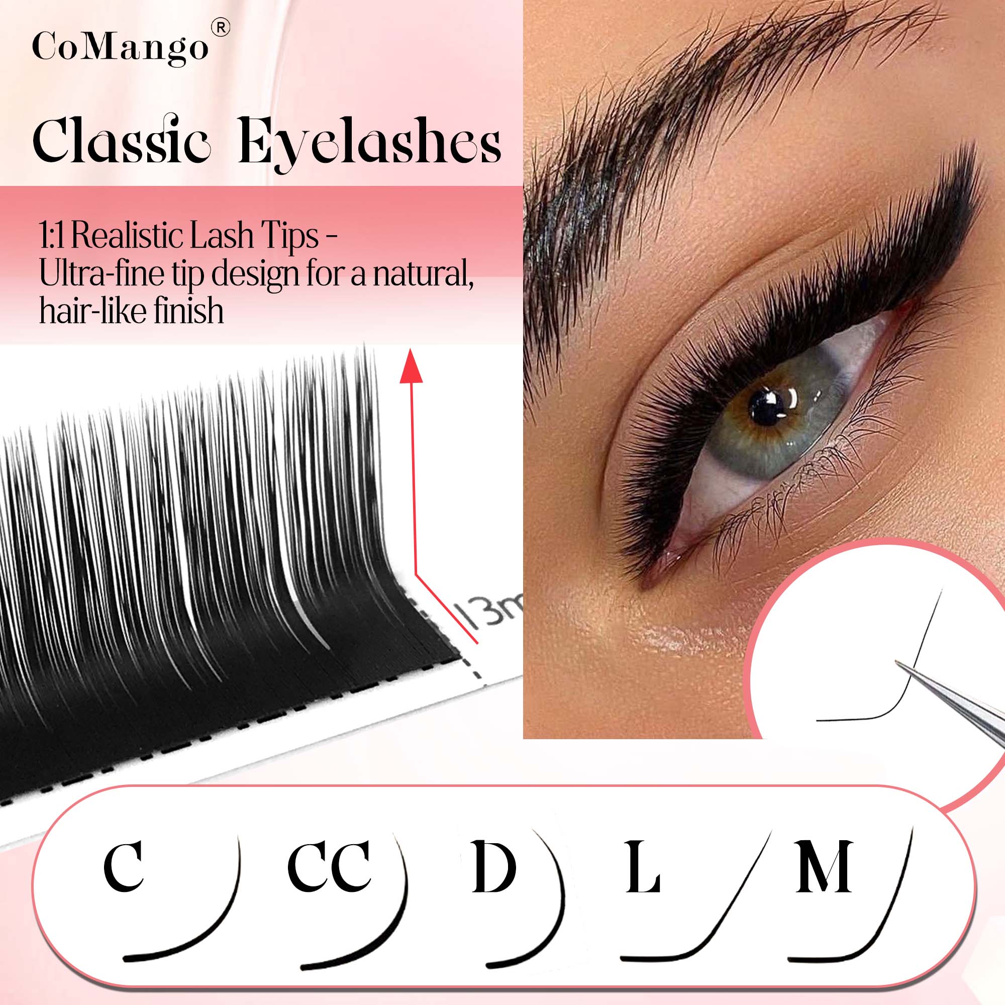 CoMango классическое наращиван – обзор и цена Eyelash Extensions Classic