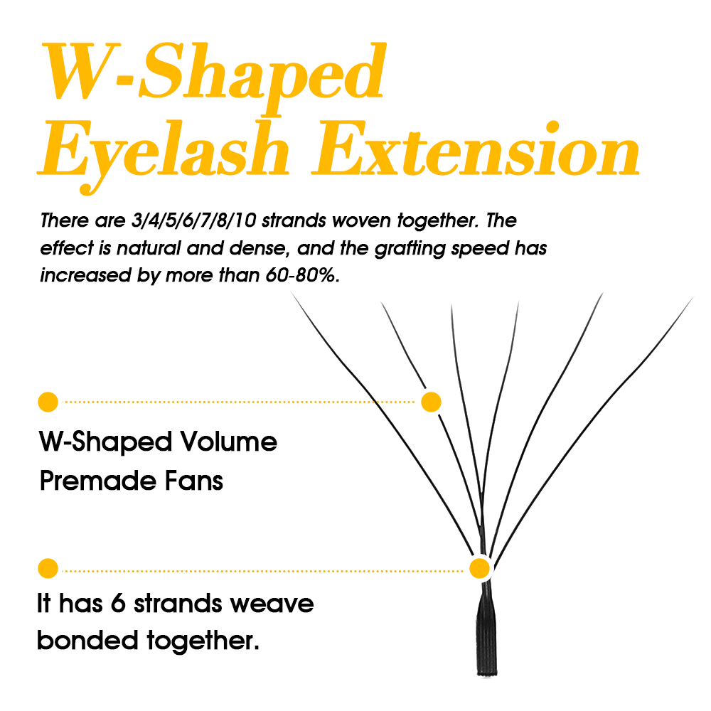 MASSCAKU W Shape Bloom Наращив – обзор и цена Eyelash Extension Volume Styles
